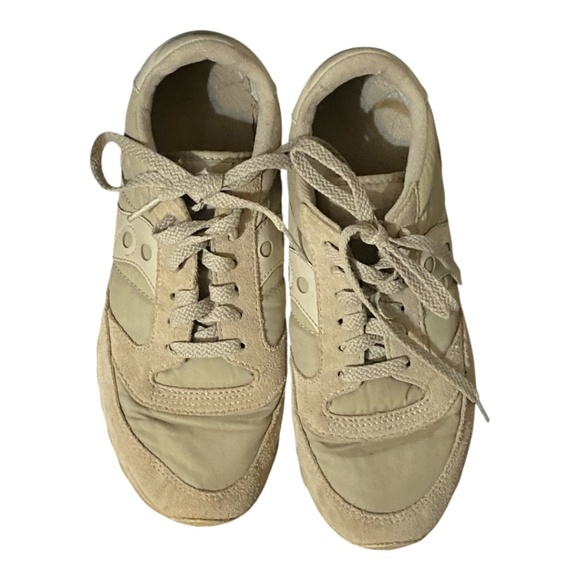 Saucony ‘Jazz’ original leather & nylon retro neutral sneaker. Sz 7 - Picture 3 of 11